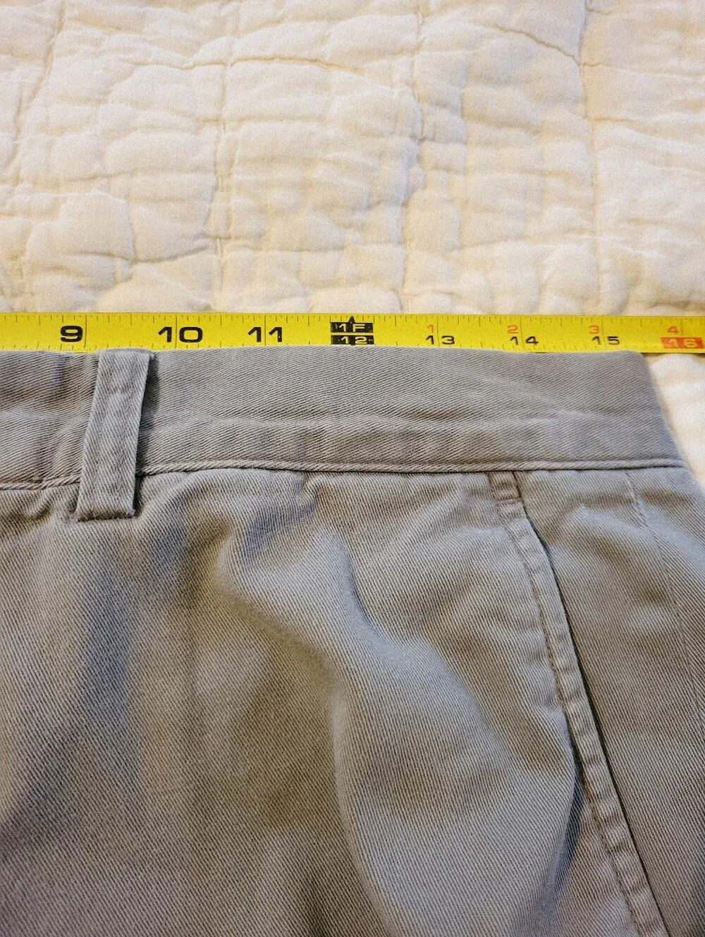 Vintage Polo Ralph Lauren Preston 100% Cotton Chino Trousers Gray Mens 30X30